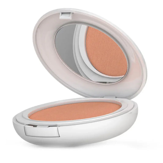 Protetor Solar Facial em Pó Compacto Mantecorp Skincare Episol Color FPS50 Pele Negra